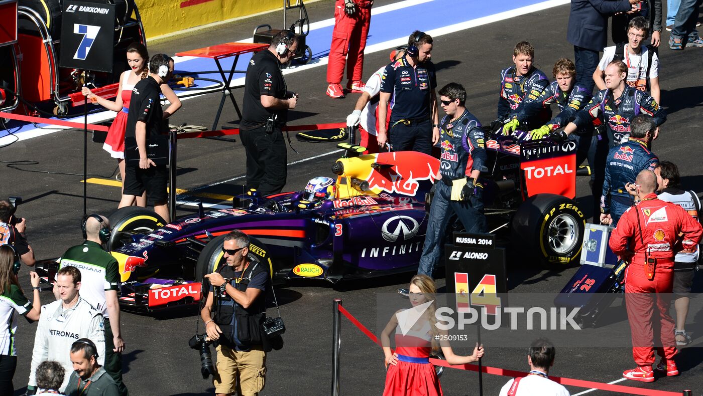 2014 Formula 1 Russian Grand Prix. Racing