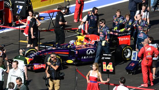 2014 Formula 1 Russian Grand Prix. Racing