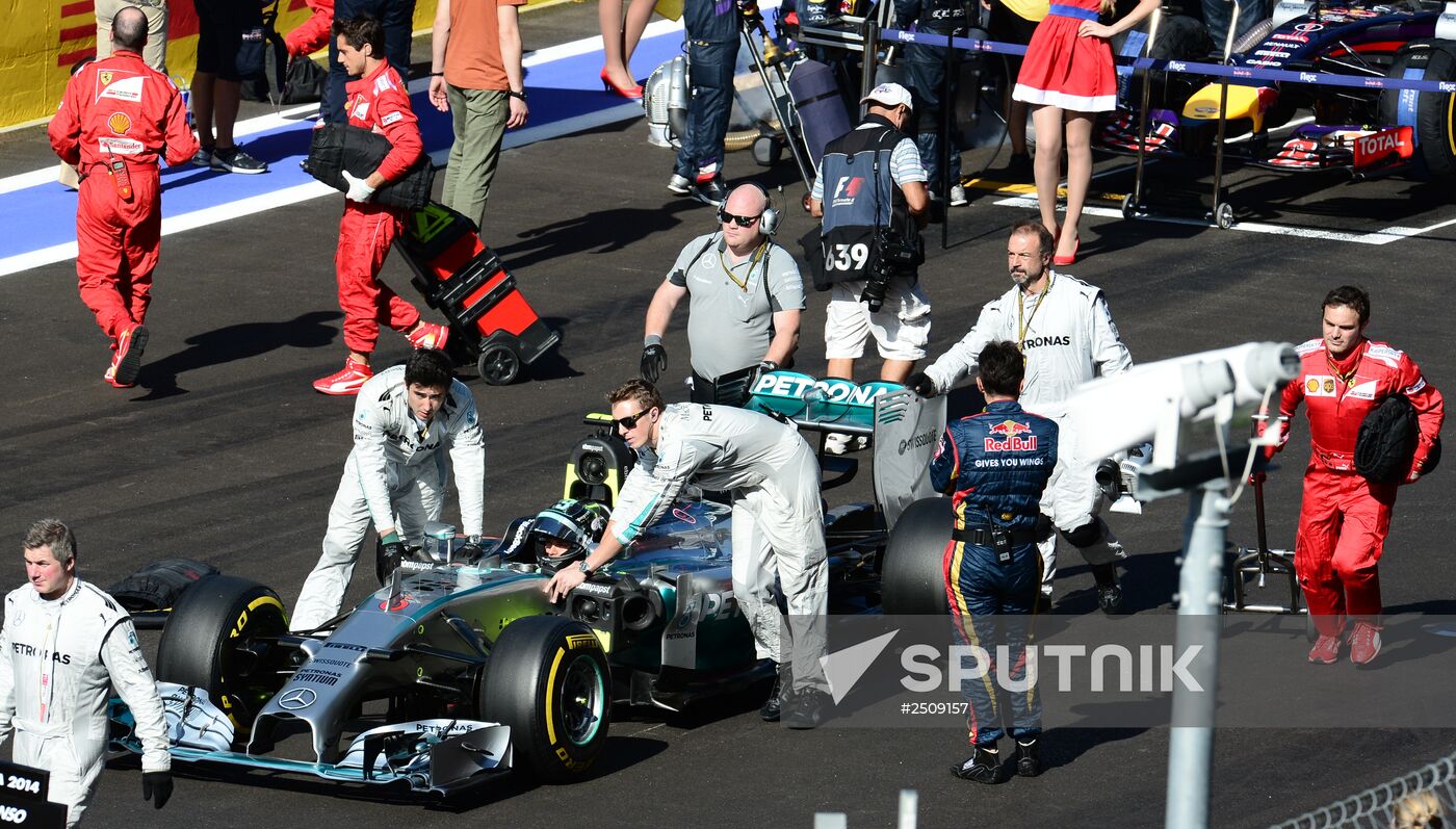 2014 Formula 1 Russian Grand Prix. Racing