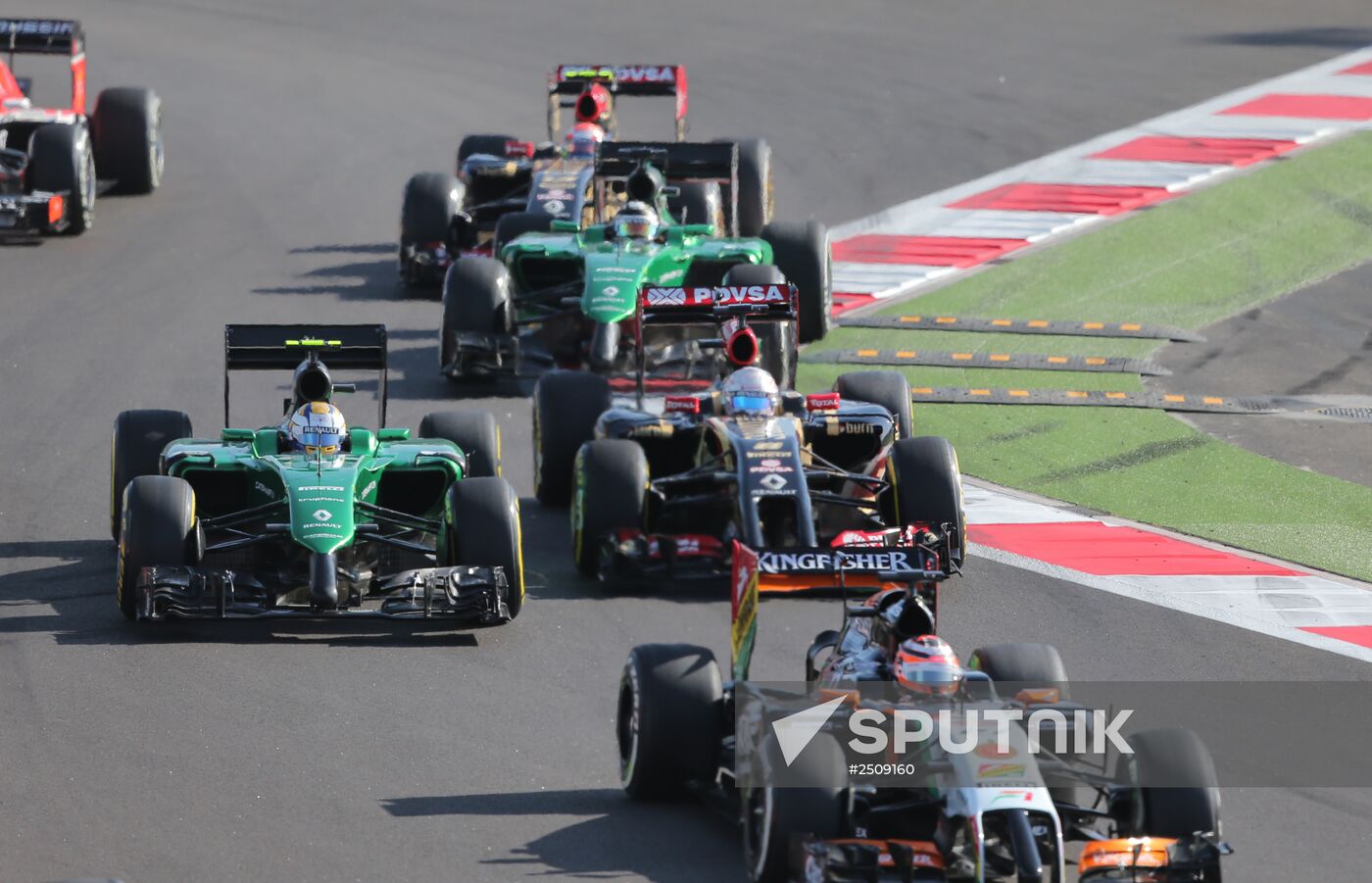 2014 Formula 1 Russian Grand Prix. Racing