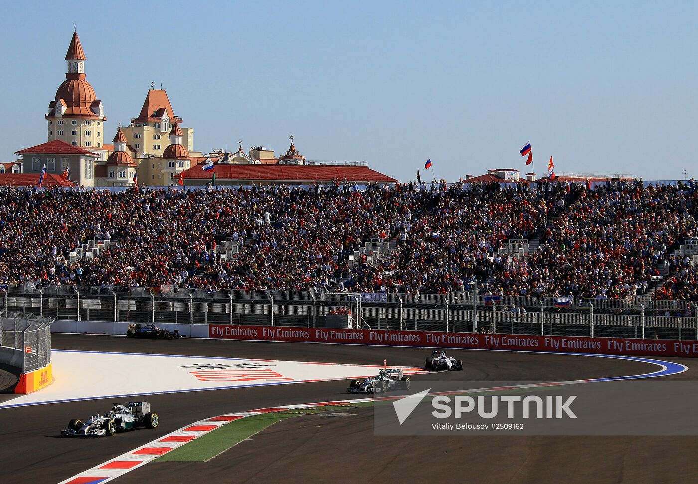 2014 Formula 1 Russian Grand Prix. Racing