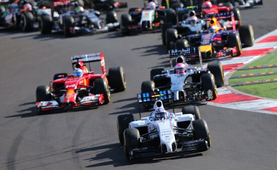 2014 Formula 1 Russian Grand Prix. Racing