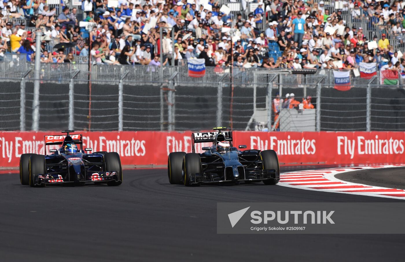 2014 Formula 1 Russian Grand Prix. Racing