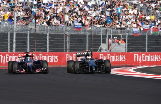2014 Formula 1 Russian Grand Prix. Racing