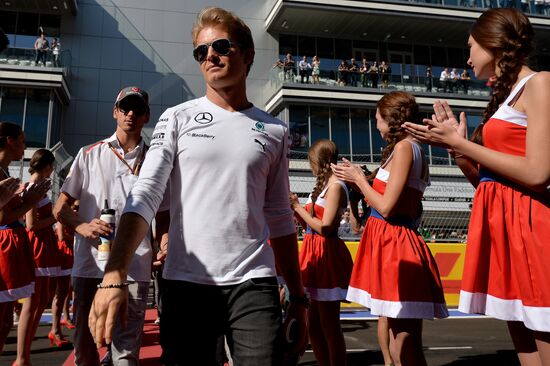 2014 Formula 1 Russian Grand Prix. Racing