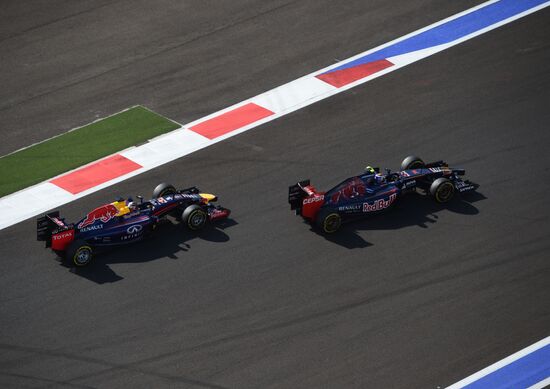 2014 Formula 1 Russian Grand Prix. Racing