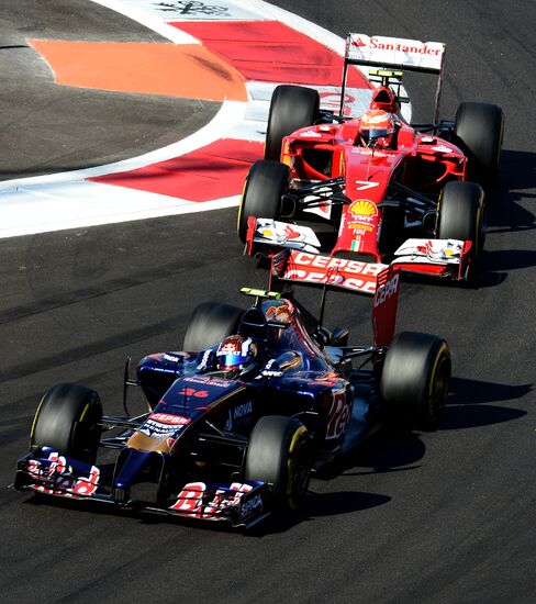 2014 Formula 1 Russian Grand Prix. Racing