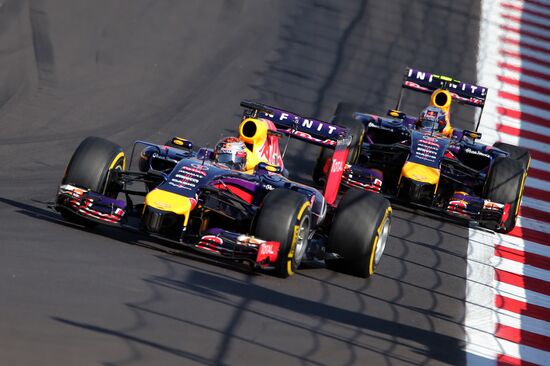 2014 Formula 1 Russian Grand Prix. Racing