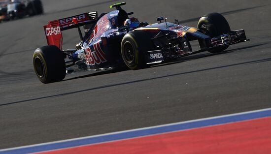 2014 Formula 1 Russian Grand Prix. Racing