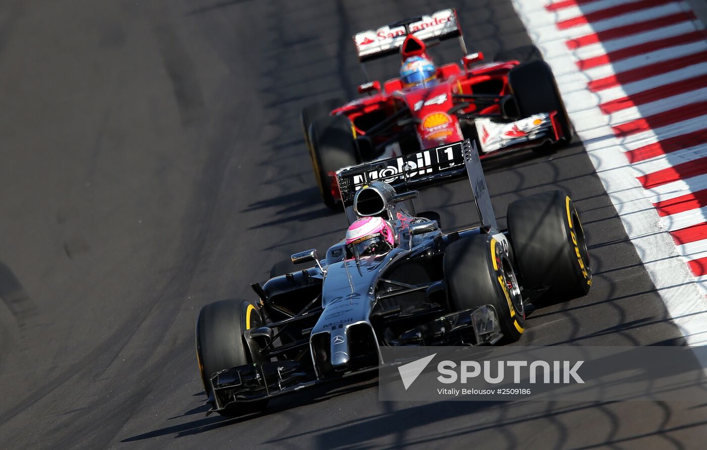 2014 Formula 1 Russian Grand Prix. Racing