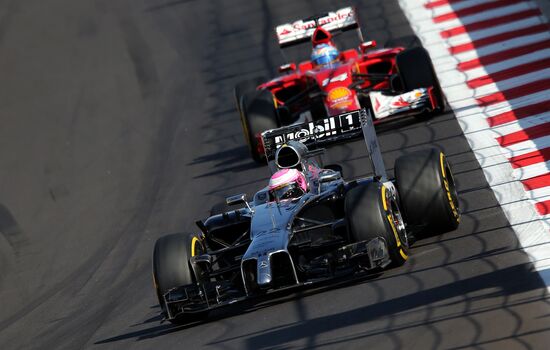 2014 Formula 1 Russian Grand Prix. Racing