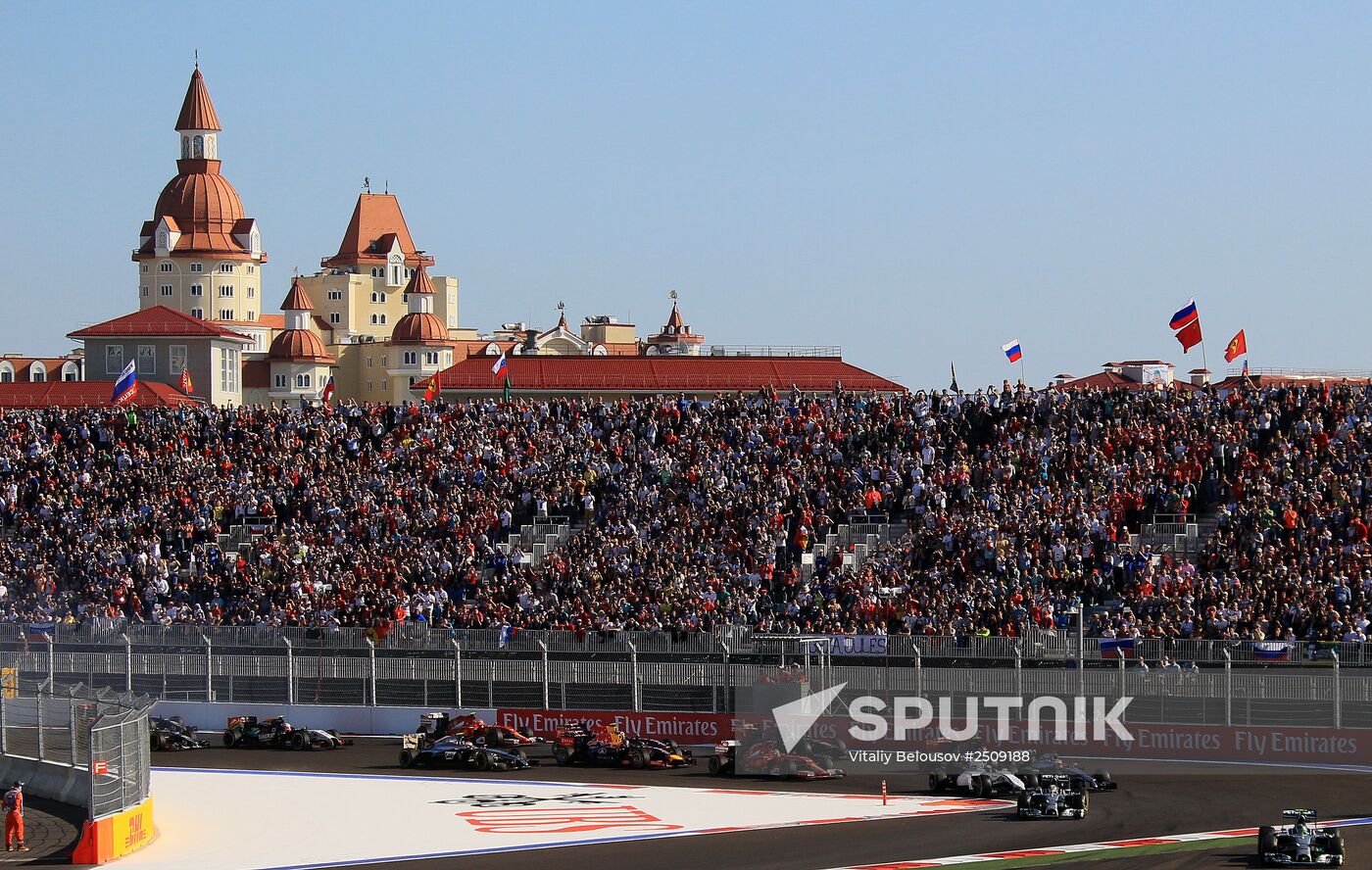 2014 Formula 1 Russian Grand Prix. Race