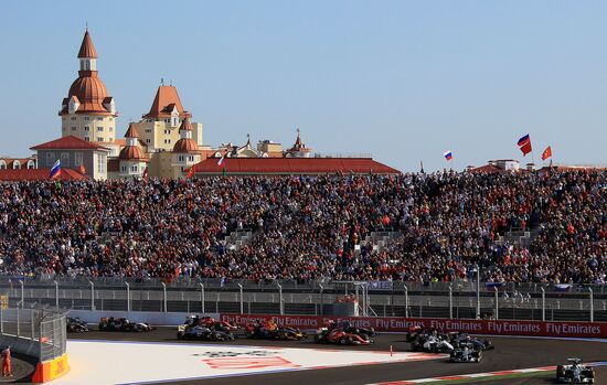 2014 Formula 1 Russian Grand Prix. Race