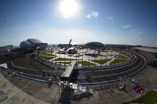 2014 Formula 1 Russian Grand Prix. Racing