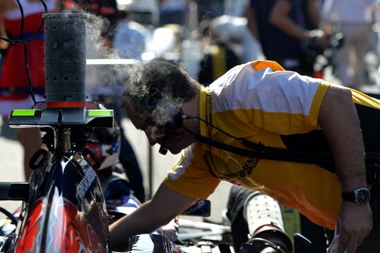 2014 Formula 1 Russian Grand Prix. Racing