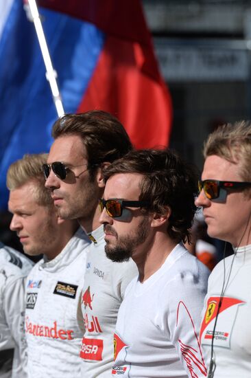 2014 Formula 1 Russian Grand Prix. Racing