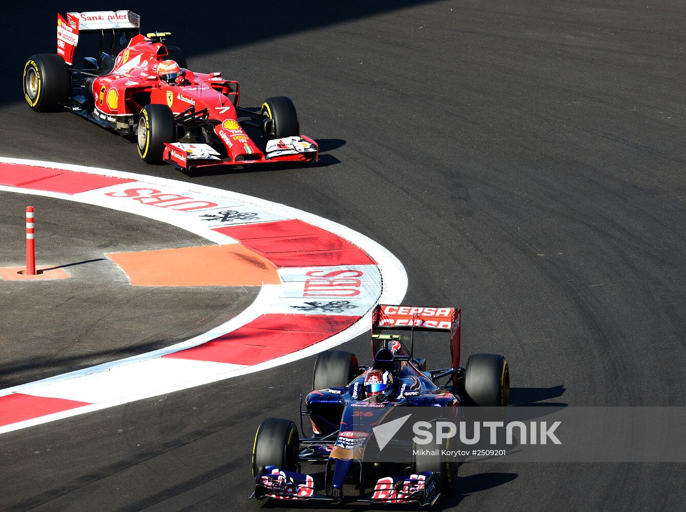 2014 Formula 1 Russian Grand Prix. Racing