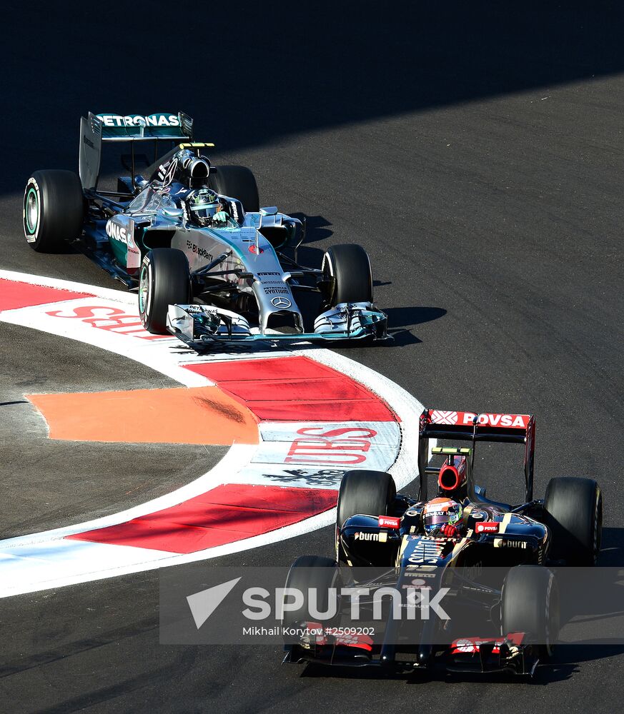 2014 Formula 1 Russian Grand Prix. Racing