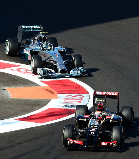 2014 Formula 1 Russian Grand Prix. Racing