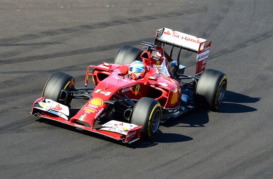 2014 Formula 1 Russian Grand Prix. Racing