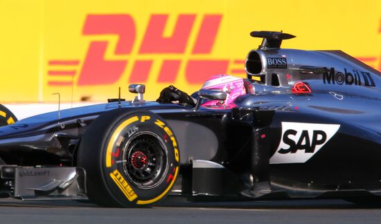 2014 Formula 1 Russian Grand Prix. Racing