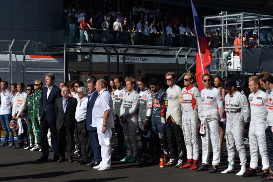 2014 Formula 1 Russian Grand Prix. Racing