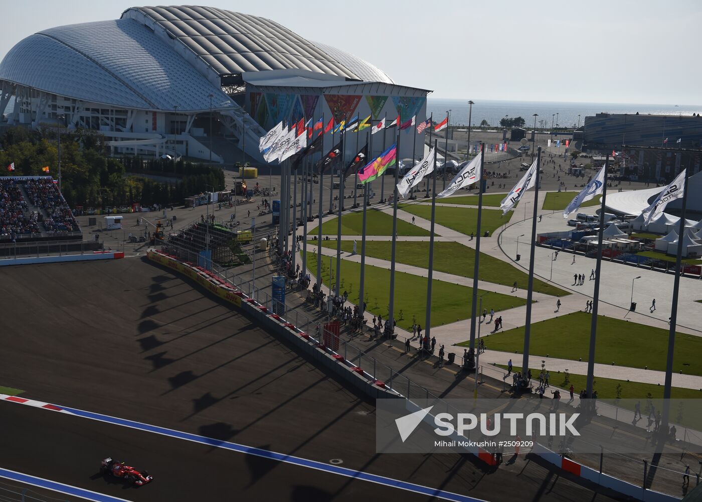 2014 Formula 1 Russian Grand Prix. Racing