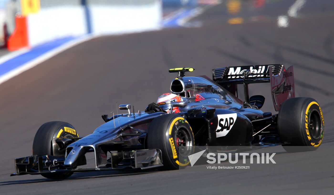 2014 Formula 1 Russian Grand Prix. Racing