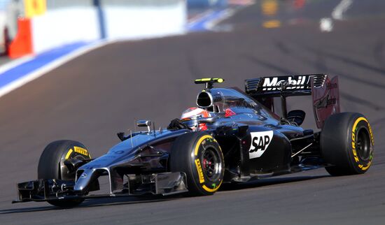 2014 Formula 1 Russian Grand Prix. Racing