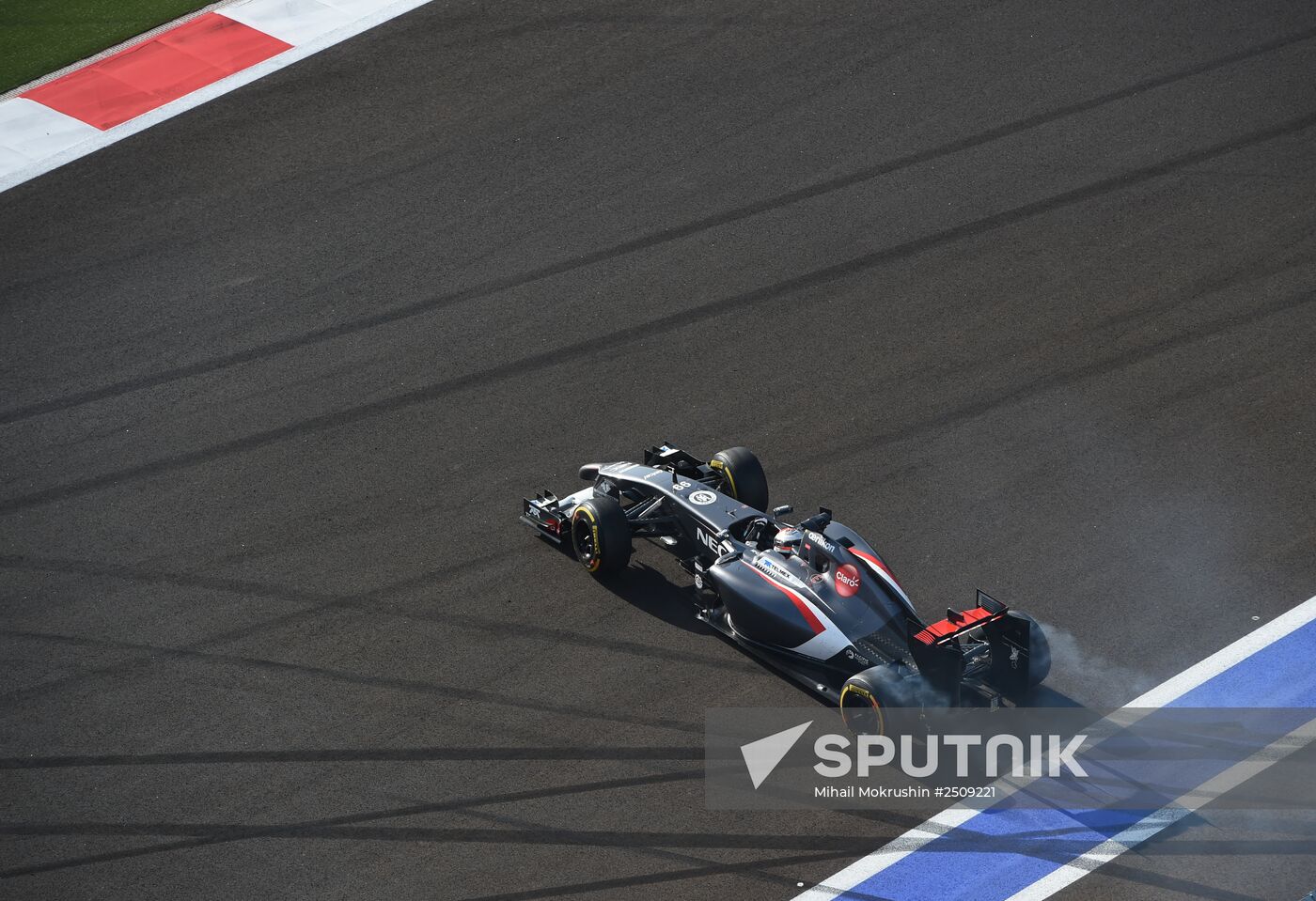 2014 Formula 1 Russian Grand Prix. Racing