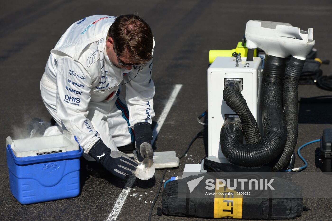 2014 Formula 1 Russian Grand Prix. Racing