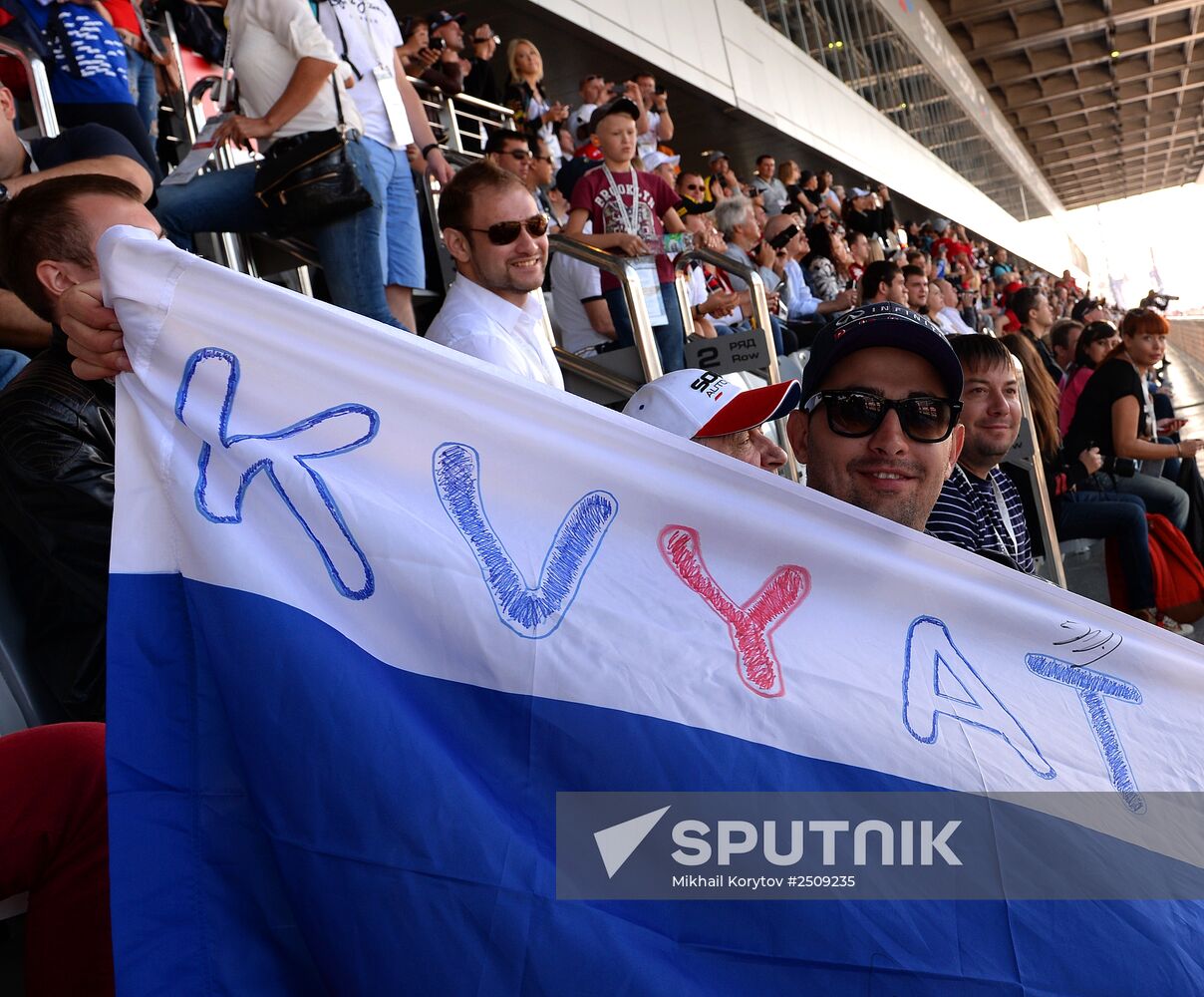 2014 Formula 1 Russian Grand Prix. Racing