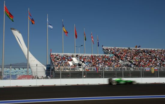 2014 Formula 1 Russian Grand Prix. Racing