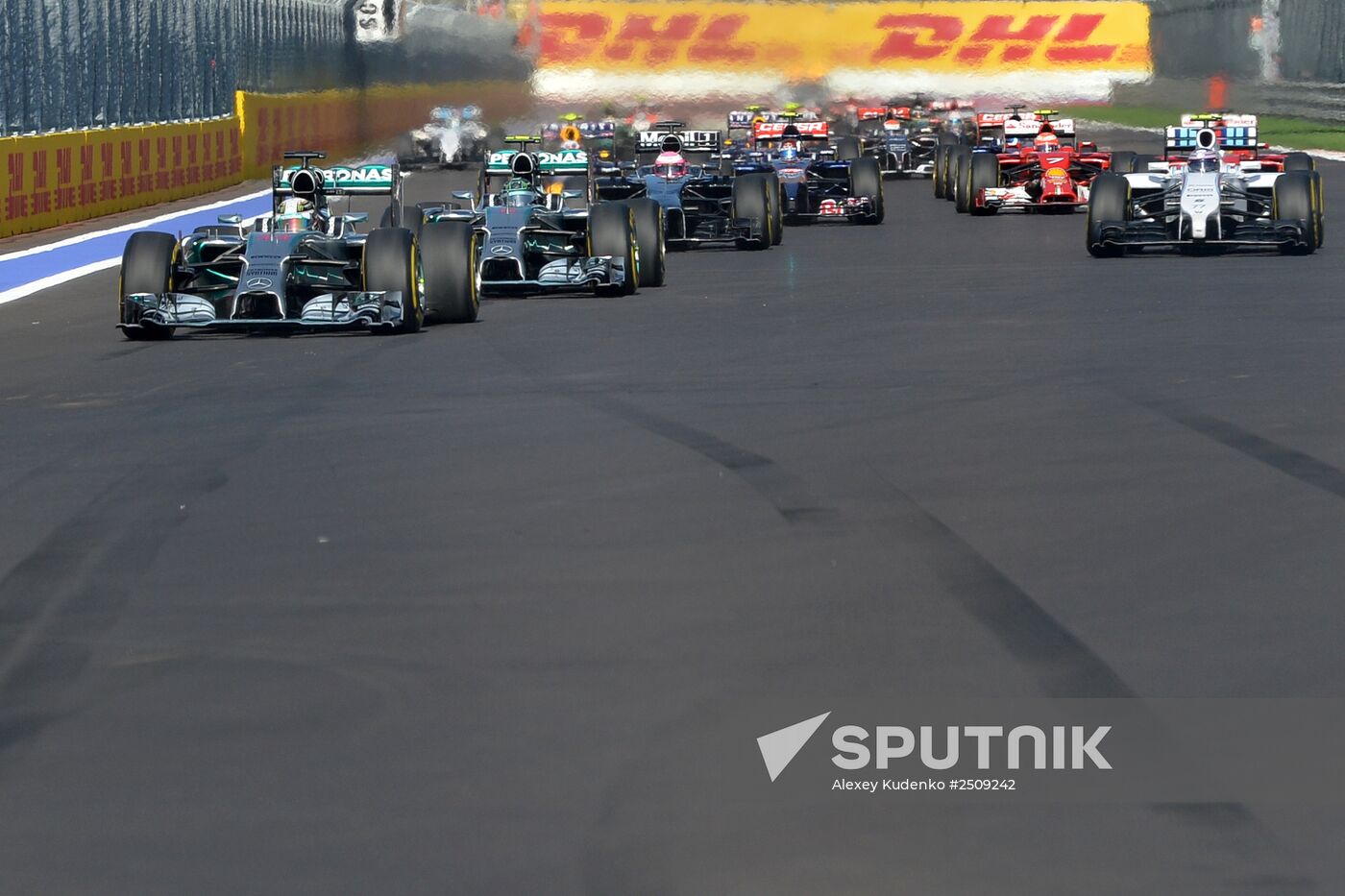 2014 Formula 1 Russian Grand Prix. Racing