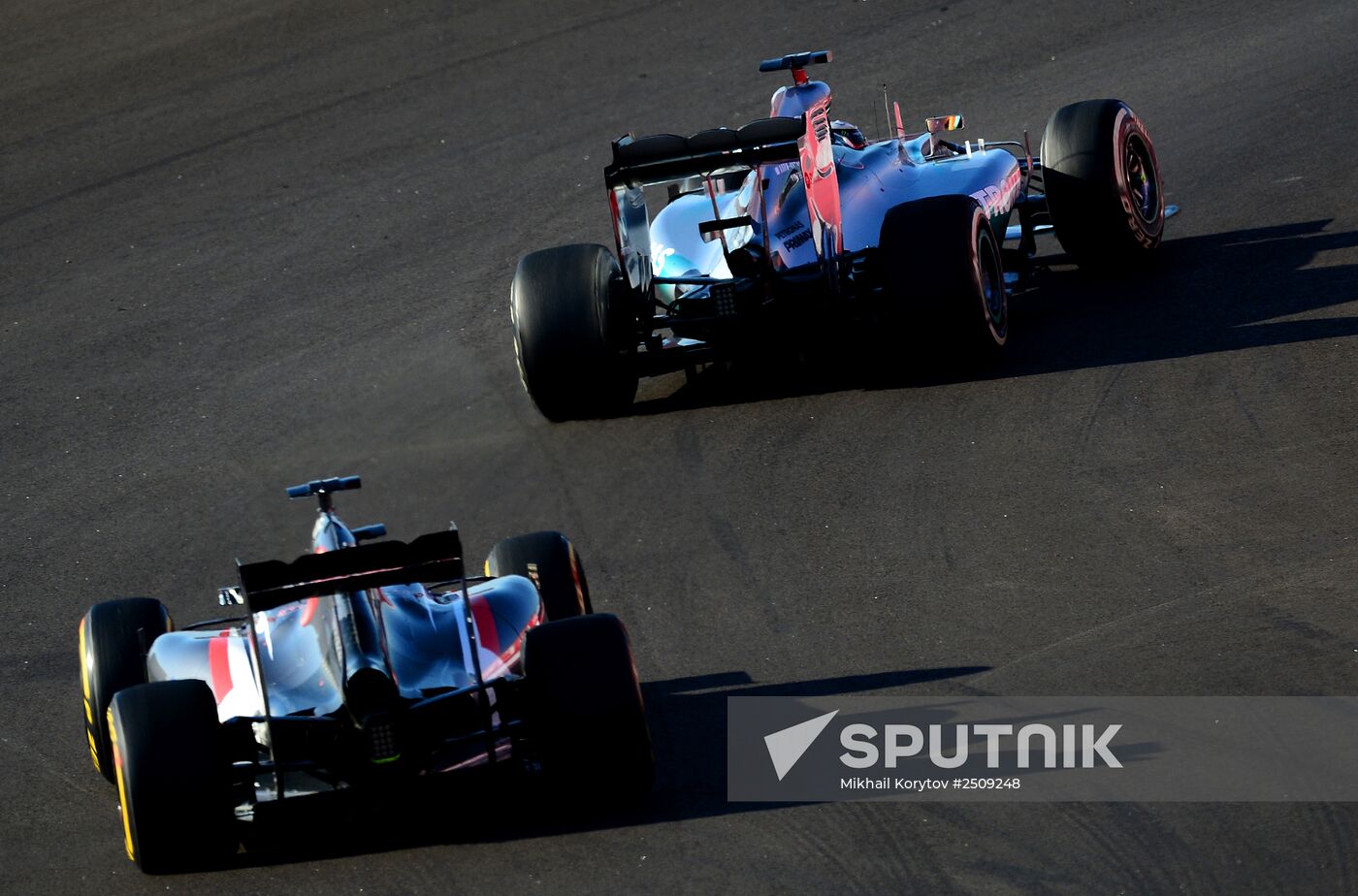 2014 Formula 1 Russian Grand Prix. Racing