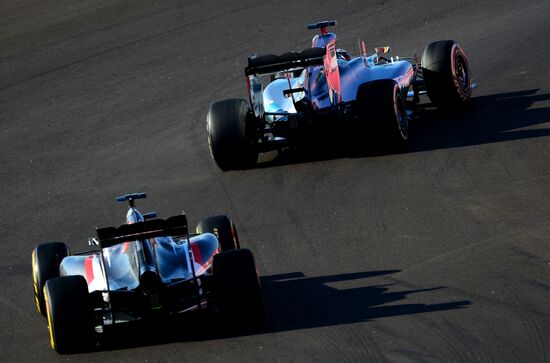 2014 Formula 1 Russian Grand Prix. Racing