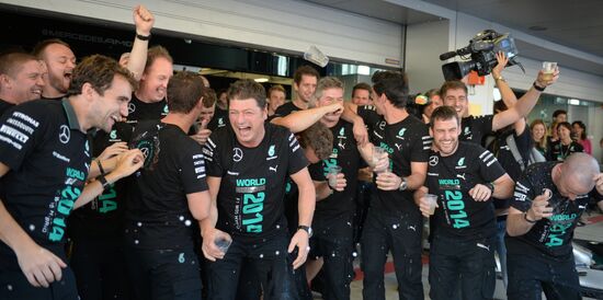 2014 Formula 1 Russian Grand Prix. Racing