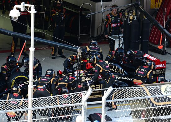 2014 Formula 1 Russian Grand Prix. Racing