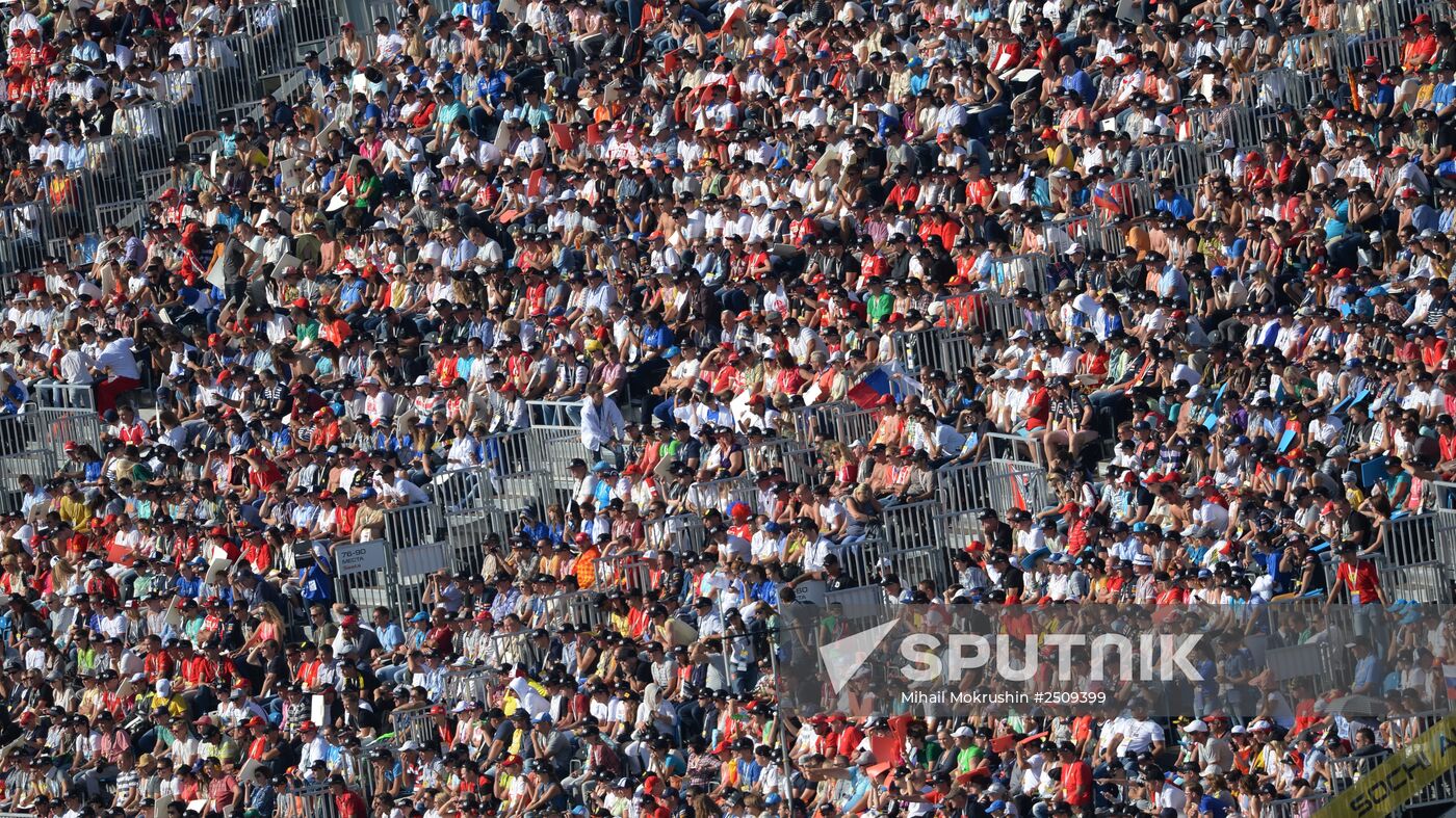 2014 Formula 1 Russian Grand Prix. Racing