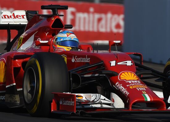 2014 Formula 1 Russian Grand Prix. Racing