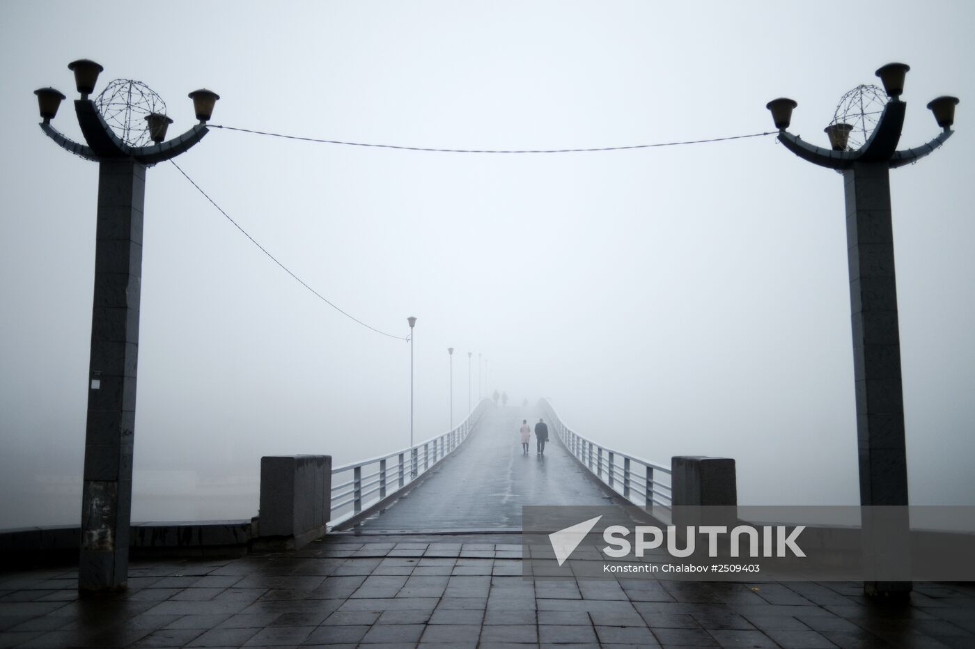 Fog in Veliky Novgorod