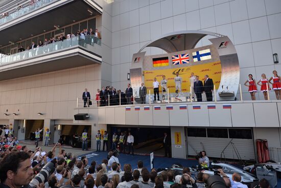 2014 Formula 1 Russian Grand Prix. Racing