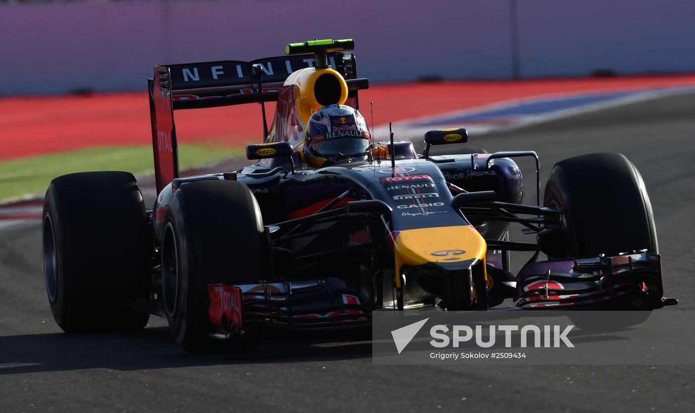 2014 Formula 1 Russian Grand Prix. Racing