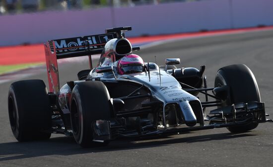 2014 Formula 1 Russian Grand Prix. Racing