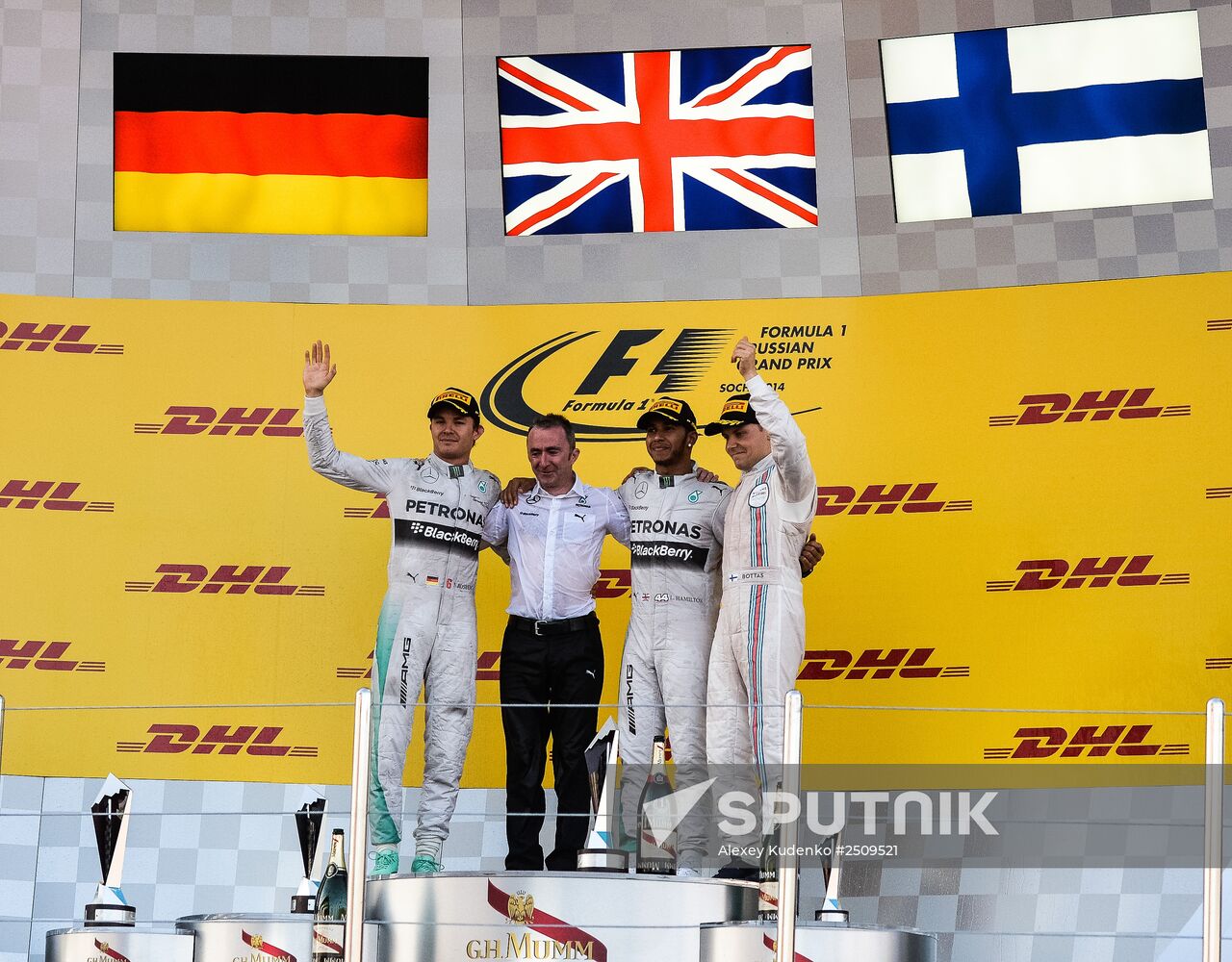 2014 Formula 1 Russian Grand Prix. Race