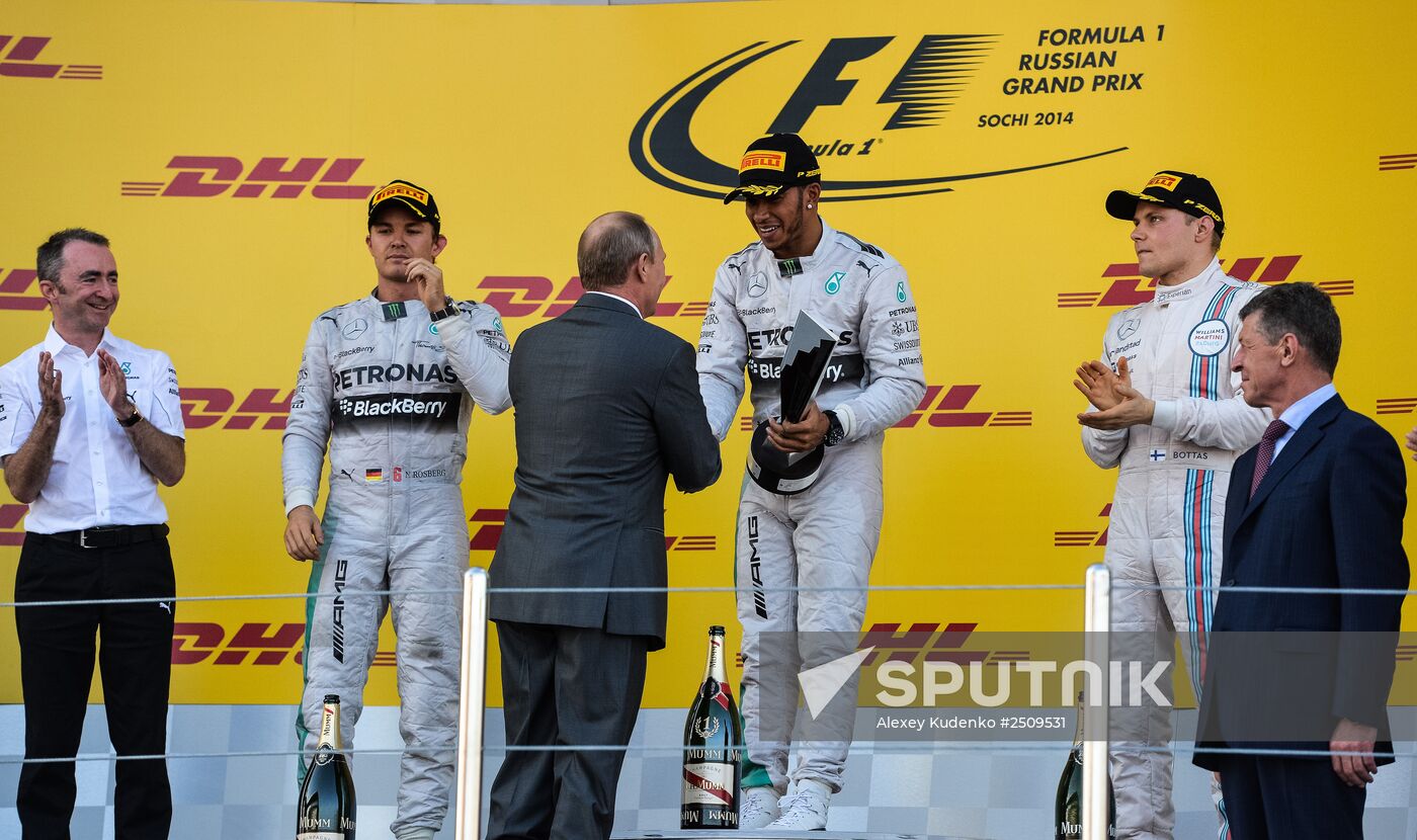 2014 Formula 1 Russian Grand Prix. Race