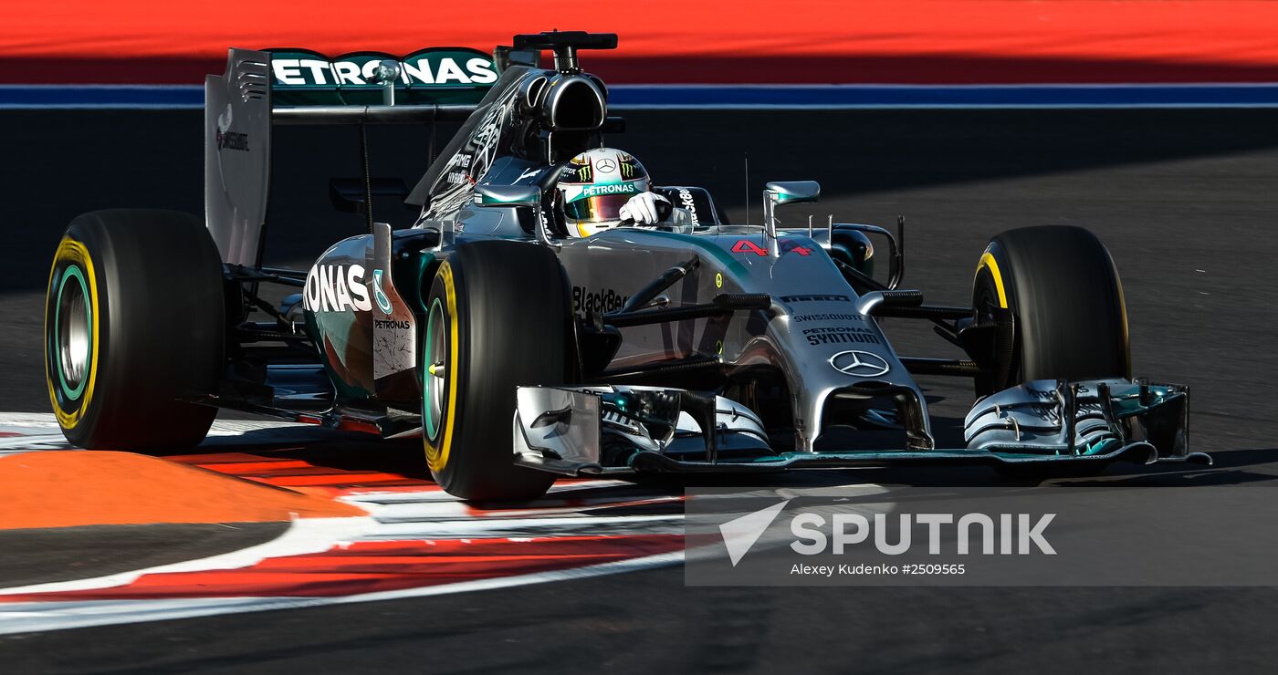 2014 Formula 1 Russian Grand Prix. Race