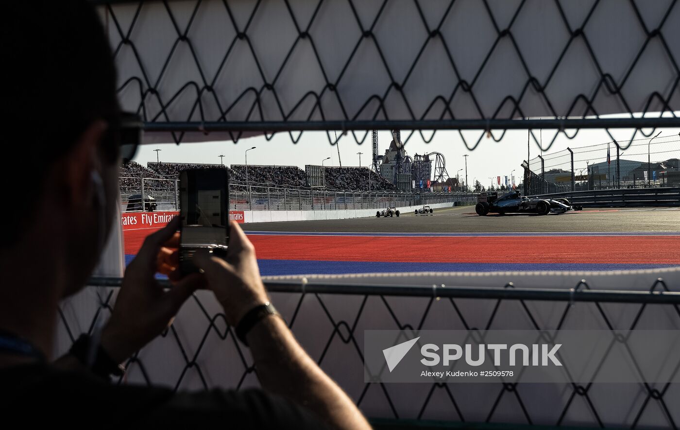 2014 Formula 1 Russian Grand Prix. Race
