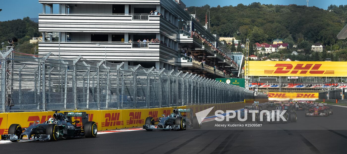 2014 Formula 1 Russian Grand Prix. Race