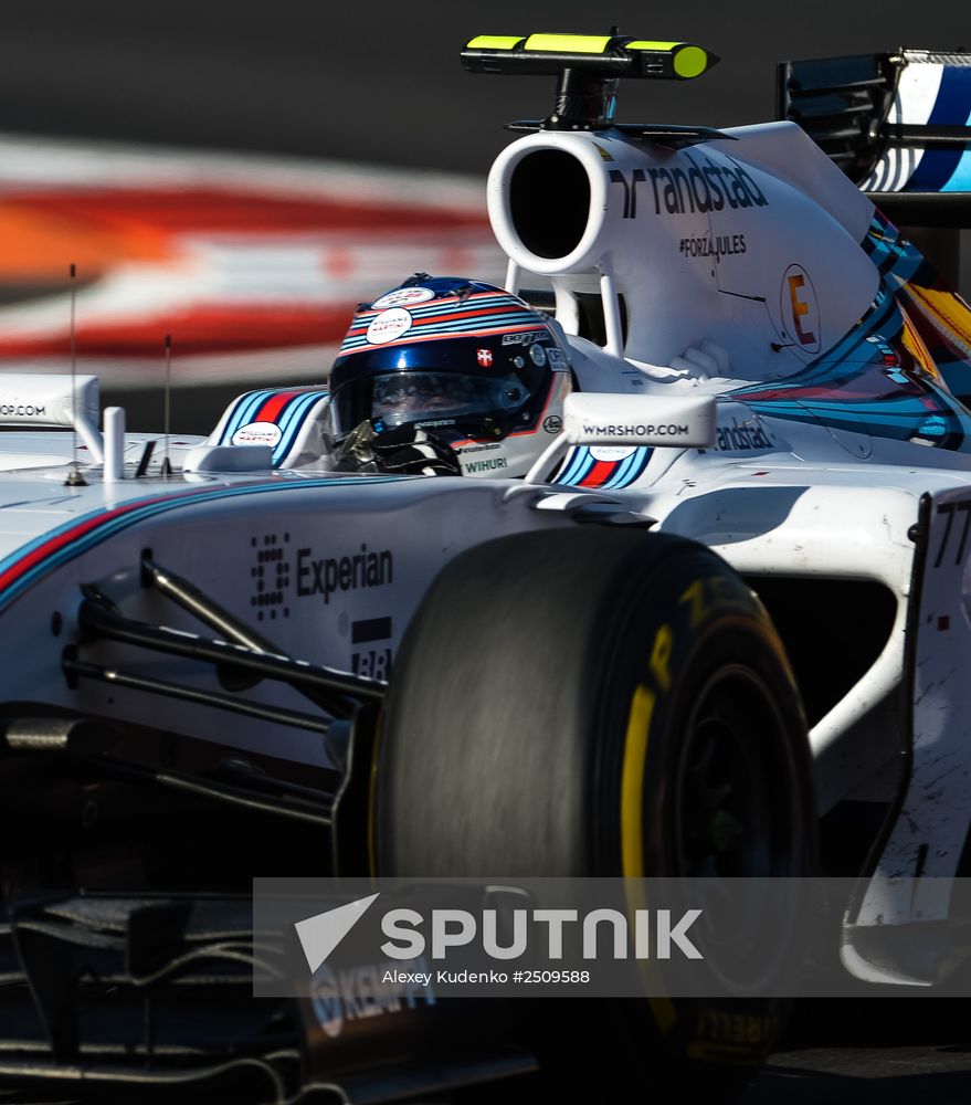 2014 Formula 1 Russian Grand Prix. Race